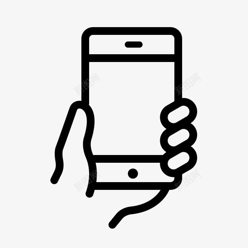 手持手机数码iphonesvg_新图网 https://ixintu.com 手持 手机 数码