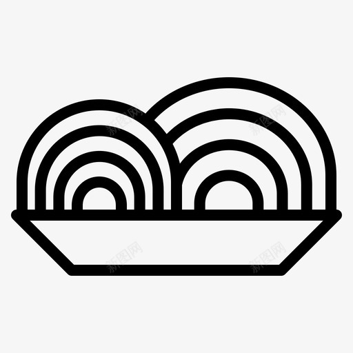 面条烹饪食物svg_新图网 https://ixintu.com 食谱 面条 烹饪 食物 配料