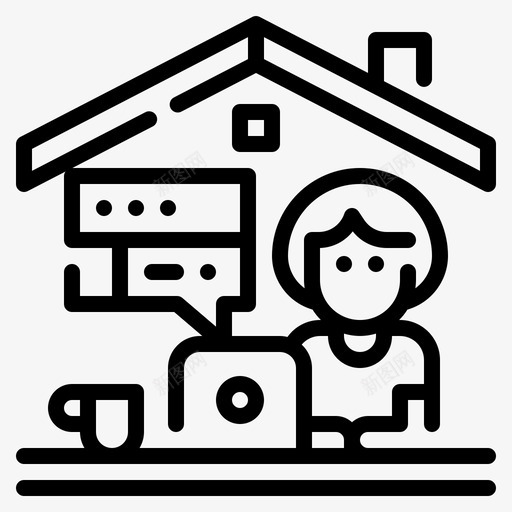 工作电脑自由职业者svg_新图网 https://ixintu.com 工作 电脑 自由职业者 日常生活 呆在 呆在家 家里