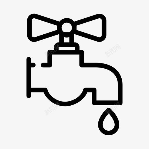 自来水生态环境svg_新图网 https://ixintu.com 自来水 生态环境 绿色 自然