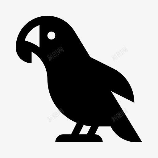 鹦鹉动物鸟svg_新图网 https://ixintu.com 鹦鹉 动物 羽毛 宠物 雕文