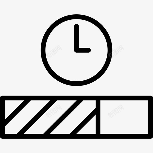 进度条进行中进程svg_新图网 https://ixintu.com 进度 进行中 进程 计时器 等待 计算机 技术 概述 部分