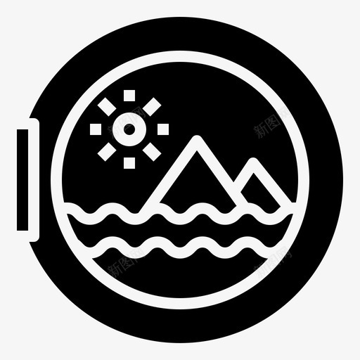 舷窗船航行svg_新图网 https://ixintu.com 航行 舷窗 运输 海盗 铭文