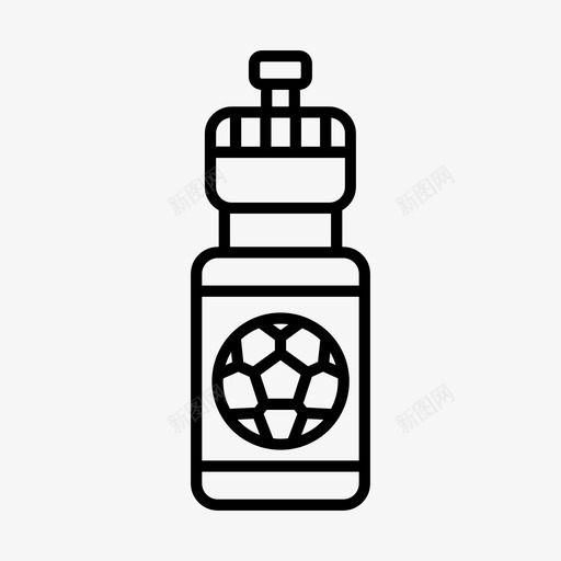 运动瓶饮料矿泉水svg_新图网 https://ixintu.com 运动 饮料 矿泉水 足球