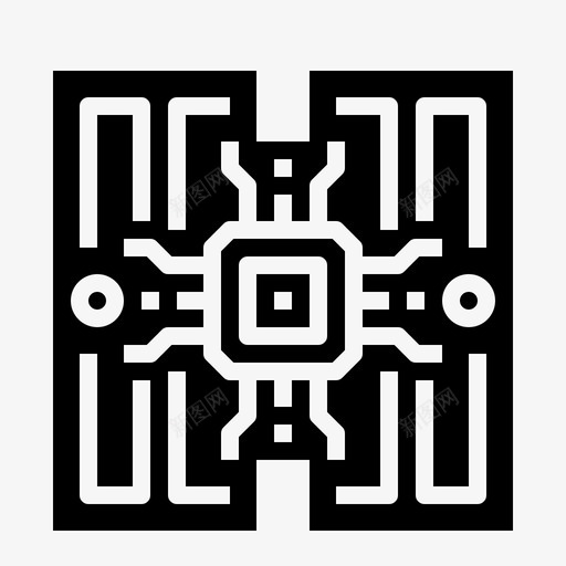 门芯片控制svg_新图网 https://ixintu.com 芯片 控制 智能 模块 智能家居