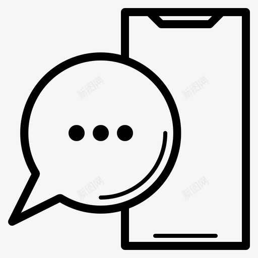 联系聊天邮件svg_新图网 https://ixintu.com 联系 聊天 邮件 信息 电话 财务