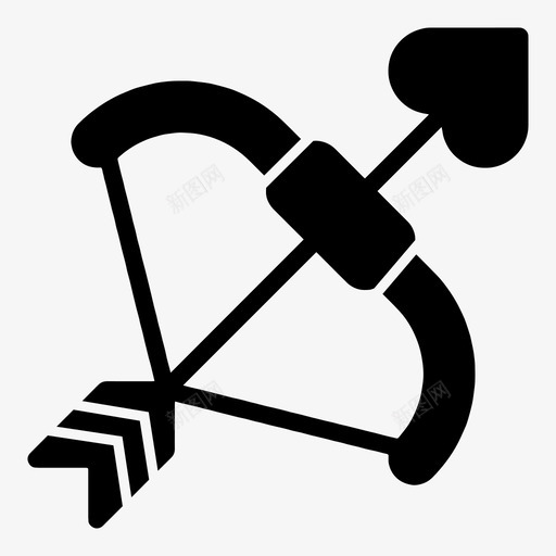 丘比特爱心svg_新图网 https://ixintu.com 丘比特 爱心 心爱 情人节
