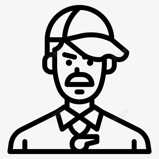 教练男人职业svg_新图网 https://ixintu.com 教练 男人 职业 训练 化身 轮廓