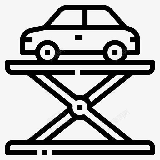 电梯汽车固定svg_新图网 https://ixintu.com 电梯 汽车 固定 修理 服务 汽车服务