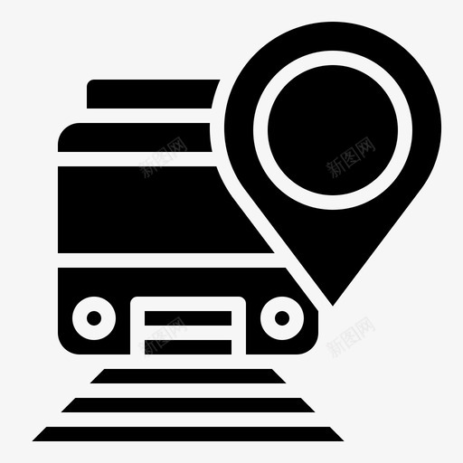 地铁定位别针地图和位置svg_新图网 https://ixintu.com 位置 地铁 定位 别针 地图 地铁站 火车 交通 符号