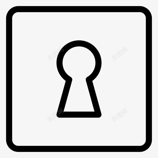 门锁钥匙安全svg_新图网 https://ixintu.com 门锁 钥匙 安全 改造 接口