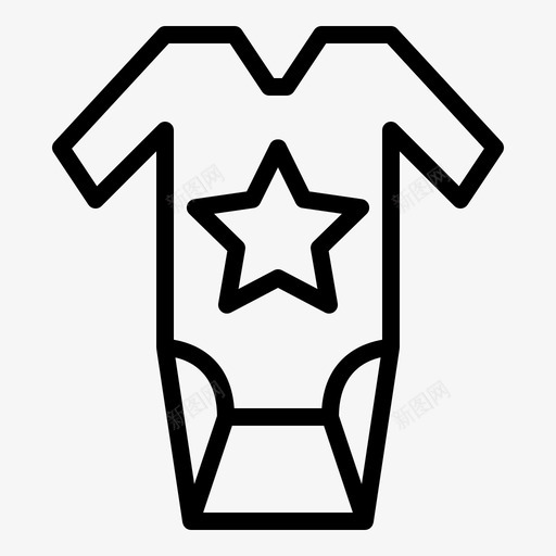 婴儿服装男孩儿童svg_新图网 https://ixintu.com 婴儿 服装 儿童 男孩 男孩儿 设备 新生儿