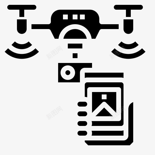 无人机互联网物联网svg_新图网 https://ixintu.com 联网 无人机 互联网 手机 智能 字形