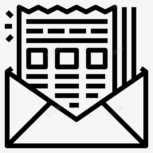 时事通讯广告电子邮件svg_新图网 https://ixintu.com 广告 时事 通讯 电子邮件 营销 输出