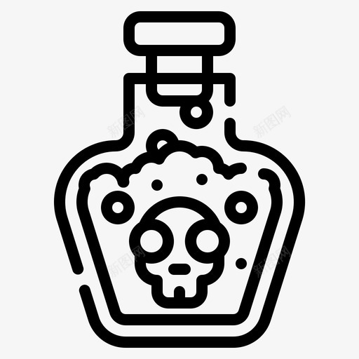 死了万圣节骷髅svg_新图网 https://ixintu.com 死了 万圣节 骷髅 毒液
