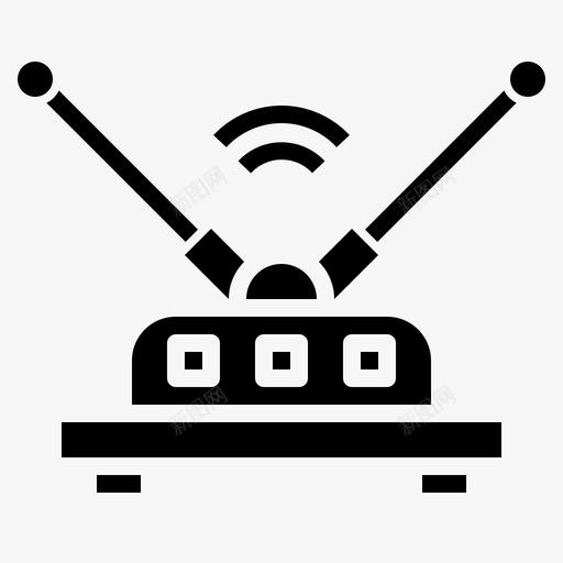 室内天线通信电子svg_新图网 https://ixintu.com 室内 天线 电视 通信 电子技术 符号