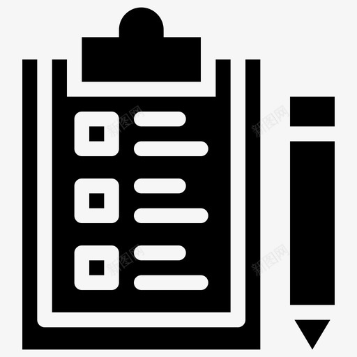 清单和铅笔审计检查表svg_新图网 https://ixintu.com 清单 铅笔 教育 审计 检查表 部分