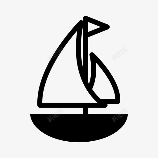 船海滩假日svg_新图网 https://ixintu.com 夏天 海滩 假日 第二
