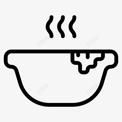 汤烹饪食物svg_新图网 https://ixintu.com 食谱 汤烹饪 烹饪 食物 配料 汤碗