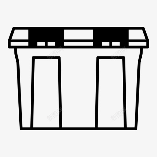 储物箱容器组织者svg_新图网 https://ixintu.com 储物箱 容器 组织者