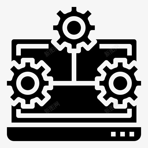 操作系统监视器屏幕svg_新图网 https://ixintu.com 操作系统 监视器 屏幕 编程 图示