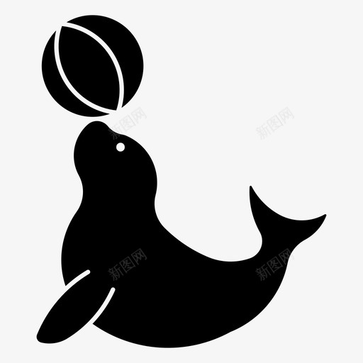 北方海豹动物哺乳动物svg_新图网 https://ixintu.com 北方 海豹 动物 哺乳动物 野生