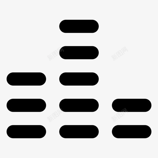音乐节拍音频均衡器svg_新图网 https://ixintu.com 音乐 音乐节 节拍 音频 均衡器 波形