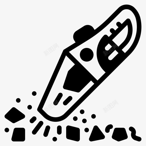 手吸尘器清洁家务svg_新图网 https://ixintu.com 吸尘器 清洁 清扫 家务