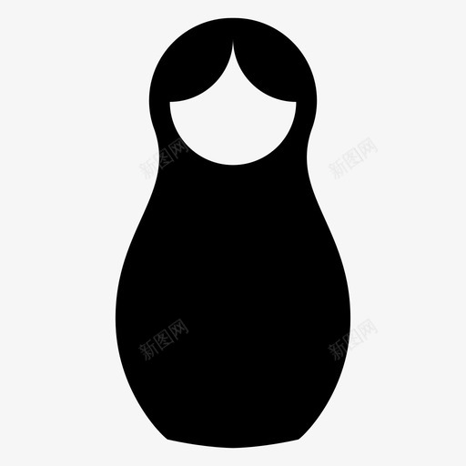 马特雷什卡洋娃娃俄罗斯svg_新图网 https://ixintu.com 马特 雷什卡 洋娃娃 俄罗斯 纪念品 玩具