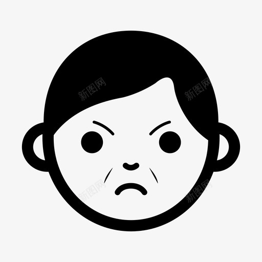 奶奶生气了表情符号爷爷svg_新图网 https://ixintu.com 奶奶 生气 爷爷 表情 符号 老人