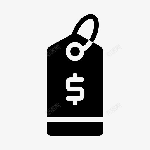 价签商务电子商务svg_新图网 https://ixintu.com 价签 网上购物 商务 电子商务 技术