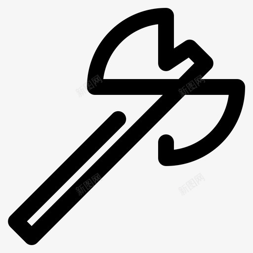 斧头军队战争svg_新图网 https://ixintu.com 军队 斧头 战争