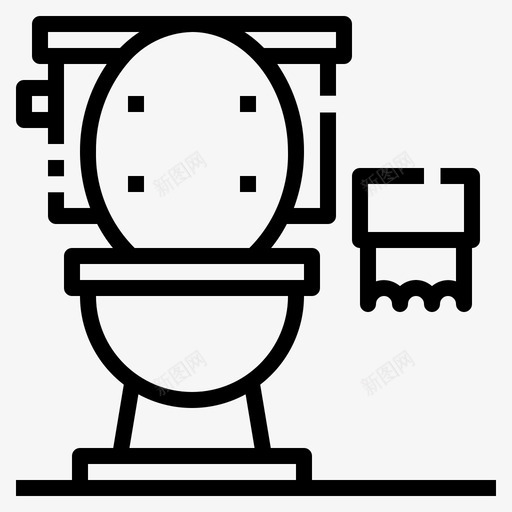 卫生间浴室洗手间svg_新图网 https://ixintu.com 浴室 卫生间 洗手间 盥洗室 家具