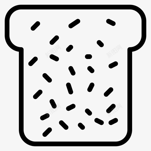 面包食物配料svg_新图网 https://ixintu.com 食谱 面包 食物 配料