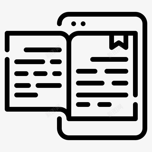 电子书教育图书馆svg_新图网 https://ixintu.com 电子书 教育 图书馆 阅读 平板 电脑技术 教育技术