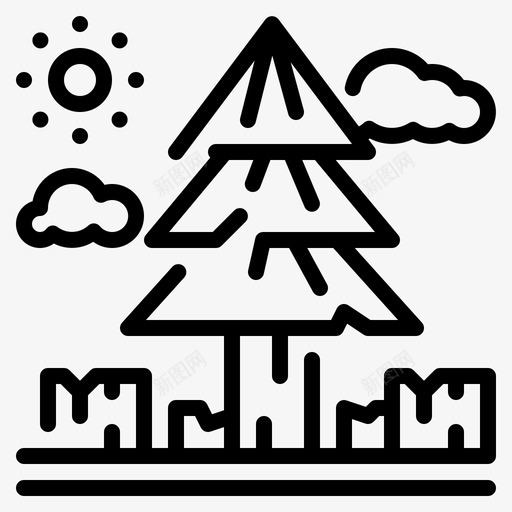 毁林砍伐木材svg_新图网 https://ixintu.com 毁林 砍伐 木材 樵夫