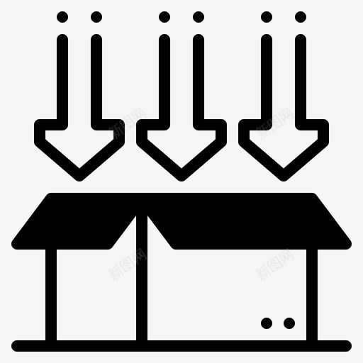 包装装载物流svg_新图网 https://ixintu.com 物流 包装 装载 装载物 工艺 加工