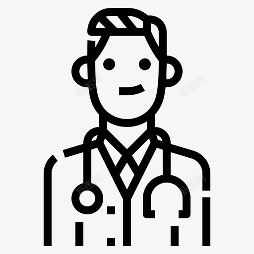 医生化身男人svg_新图网 https://ixintu.com 医生 化身 男人 医疗 体检