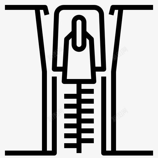 拉链时装缝纫svg_新图网 https://ixintu.com 拉链 时装 缝纫 缝纫工 工具 裁缝