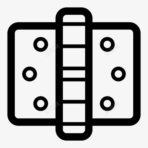 门铰链家具双svg_新图网 https://ixintu.com 铰链 家具