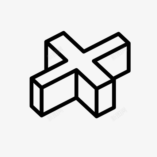 加号字母表等距svg_新图网 https://ixintu.com 等距 字母表 加号 符号