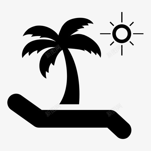 度假海滩岛屿svg_新图网 https://ixintu.com 度假 海滩 岛屿 度假村 阳光 树木 夏日 套装