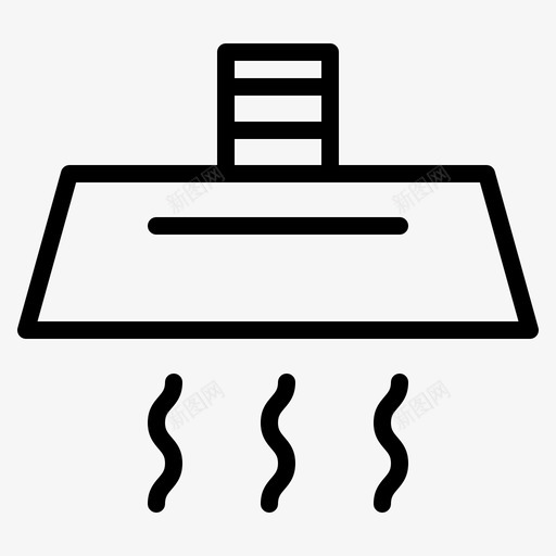抽油烟机厨房用具餐厅svg_新图网 https://ixintu.com 抽油烟机 厨房用具 餐厅 烹饪 小儿科