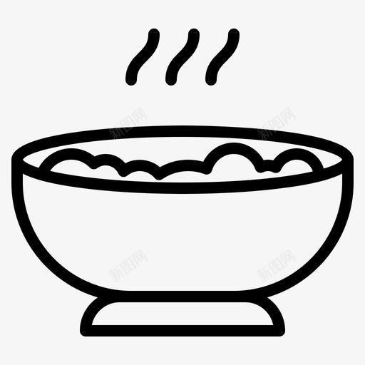 汤碗厨师svg_新图网 https://ixintu.com 烹饪 汤碗 厨师 食物 厨房 小儿科