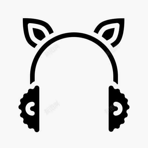 耳罩圣诞节寒冷svg_新图网 https://ixintu.com 冬天 耳罩 圣诞节 寒冷 雕文