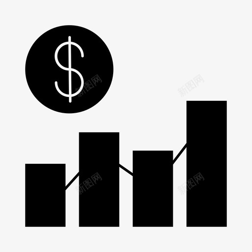 股价图表投资svg_新图网 https://ixintu.com 股价 图表 投资 资金 股票 混合