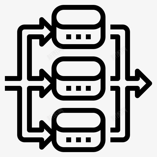 并行处理体系结构计算机svg_新图网 https://ixintu.com 并行 处理 体系结构 计算机 人工智能