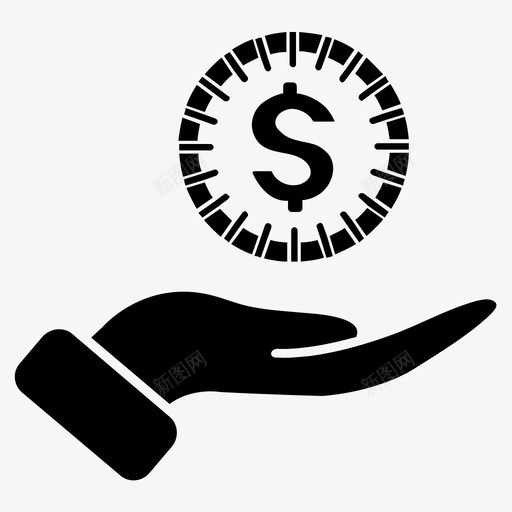 投资硬币收入svg_新图网 https://ixintu.com 投资 硬币 收入 支付 利润 储蓄 商业 金融