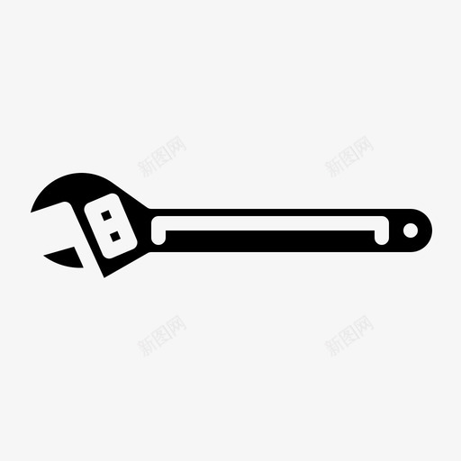 扳手结构修理svg_新图网 https://ixintu.com 工具 扳手 结构 修理 修理工 家用 盖子