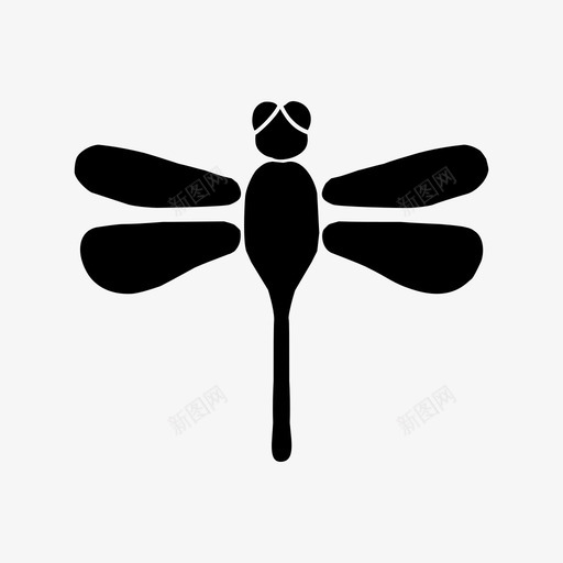 蜻蜓动物蝴蝶svg_新图网 https://ixintu.com 蜻蜓 动物 蝴蝶 昆虫